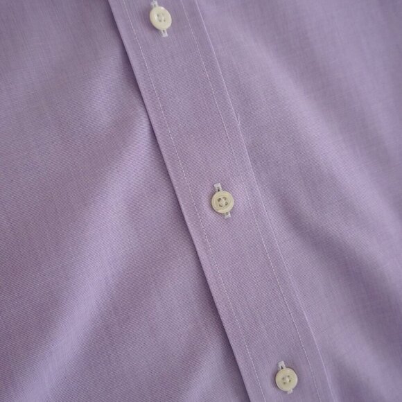 Brooks Brothers Lavender 100% Supirma Cotton Button Down Dress Shirt 16.5 - 34 - Picture 9 of 9